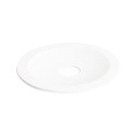 Front-ring i hvitt stål for innfelt Downlight SP12WOM