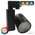 Comprar Foco Carril Trifásico Negro 40W GRAZ | Luz 3CCT CRI+92