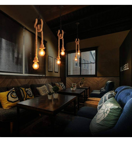 LED-lampa Filament E27 5W G80 Vintage Gold - Dimbar