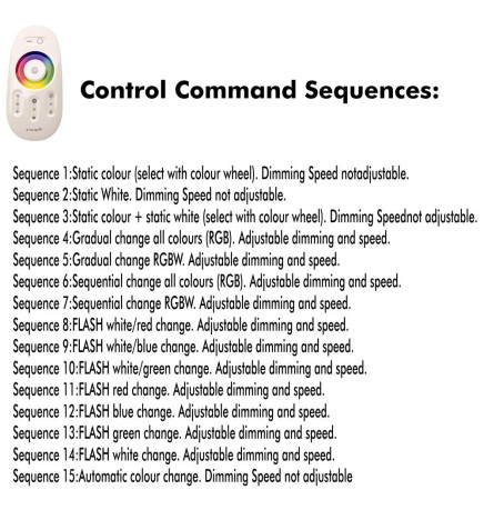 RGBW LED strip controller DC 12-24V 6A * CH