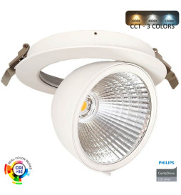 Ställbar infälld LED-spot...