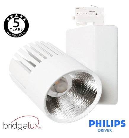 LED skinnespot 40W UPPSALA PHILIPS Driver  Hvit 3-fase CRI+92
