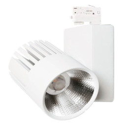 LED Strahler 40W UPPSALA Weiß BRIDGELUX Chip 3-Phasen Schienensystem CRI+92