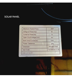 Farola LED Villa SOLAR 300W  Chip LUMILEDS - Acero