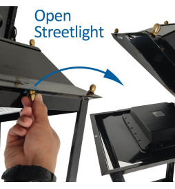 SOLAR LED Streetlight - Villa - 300W  Chip LUMILEDS - Steel
