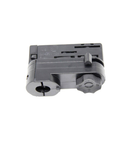 3-PHASE  Connector for rail Black