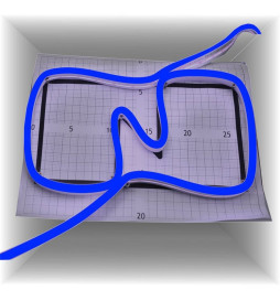 Neon LED 8W Flexible 12V Bobine 25m  8mm Bleu