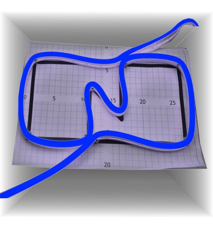 8W Neon Flexibel LED12V 25m 8mm blå