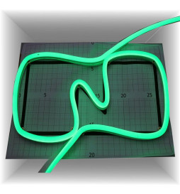 8W Neon Flexibel LED 12V 25m 8mm Grön