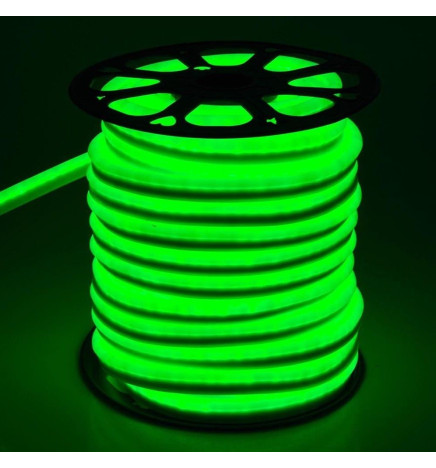 8W Neon Flexibel LED 12V 25m 8mm Grön