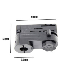 Kontakt Adapter 3-Fas Skensystem Svart