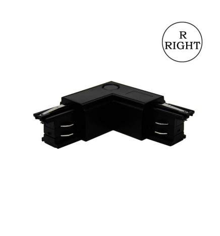 Accesorio DERECHO TRIFASICO en L Negro 