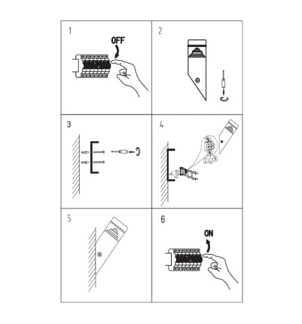LED-vägglampa BREMEN 8W exteriör