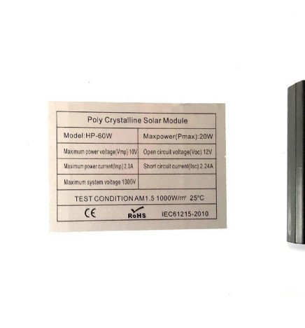 Solar LED 60W Luminaire ECO SANANProgrammable