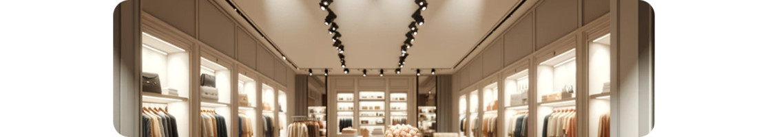 Illuminazione LED Commerciale per Negozi - Faretti delle Vetrine