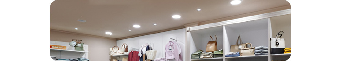 Accentuation LED éclairage commercial